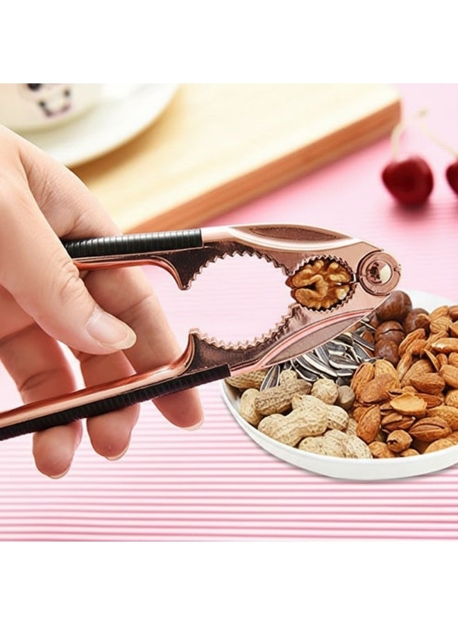 كسارة البندق والمأكولات البحرية متعددة الوظائف – أداة فتاحة الجوز والمحار والكابوريا، كسارة قوية لتكسير المكسرات الصلبة وقشور المأكولات البحرية بسهولة، تصميم متين بمقبض مريح وثابت للاستخدام المنزلي والمطابخ - Image 4